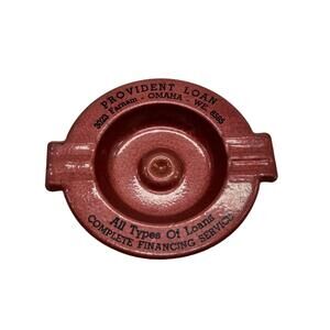 Vintage Provident Loan 3023 Farnam Omaha We. 8585 All Types of Loans Astray Red